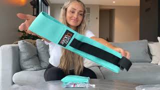 Booty Builder Adjustable Loop Band – Turquoise