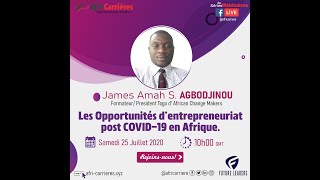 Webinaire - Africarrières : Les opportunités d’entrepreneuriat Post Covid-19 en Afrique