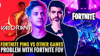 Ninja UPSET About How UNFAIR 0 Ping in Fortnite is Compared to Other Games | SypherPK RAGE Over FOV