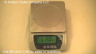 Amston Scales HRB Toploader Balance Scale Calibration