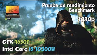 Assassin's creed Valhalla Asus Tuf F15 GTX 1650 Ti + i5-10300H