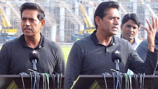 Pakistan Interim White-Ball Head Coach Aqib Javed | Media Talk at Gaddafi Stadium | MA2K