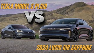 Power + Money 2024 Lucid Air Sapphire vs Tesla Mod