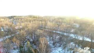 Aerial of St. Albans Bay Mille Lacs Lake