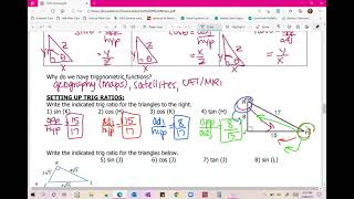 Trig Ratios