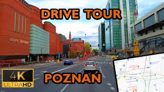 ⁴ᴷ⁶⁰ 🇵🇱 Drive Tour | Poznan/Poland | Autumn In Downtown (October 2022) [4K]