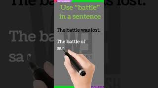 #short #shorts Use #battle in a sentence | Why English