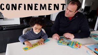 1ER JOUR CONFINEMENT [ UK FRENCH FAMILY VLOG ]