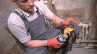 DEWALT DWE46150  Шлифовка бетона / Polishing concrete, paint removal DEWALT DWE46150