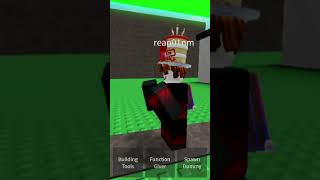 me and @Realanimeeditor  fighting but he brought a gun to our fight😭) #roblox #animation