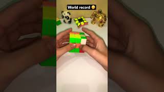 World record 🫢 #puzzle #rubikscube2by2cubelelo #howtosolve3by3rubik