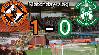 Huge 3 points | Dundee United 1-0 Hibernian | Matchday vlog | #7