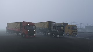 BOTANDO PRESSÃO NA CHUVA CARREGADO DE MELÃO // ETS2