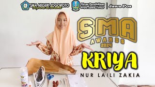 Jawa Pos SMA Awards 2024 – Kriya– SMA Negeri Jogoroto