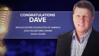 Dave Lougee Receives the 2020 Golden Mike Award