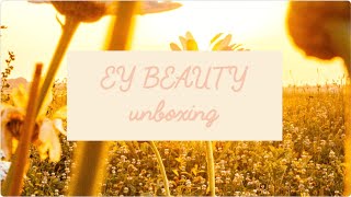 EY BEAUTY unboxing