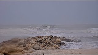 LIVE: Turner Beach is getting a pounding from Hurricane Idalia.