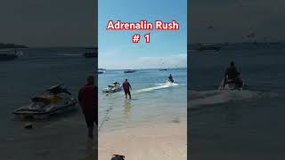 Adrenalin Rush # 1 ,Water Sport Jetski Memainkan Detak Jantung#music #travel