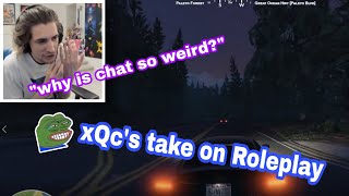 xQc's take on his Roleplay