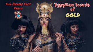 #short Female  Egyptian Pharaohs wore beards of gold. #shorts #beardfacts