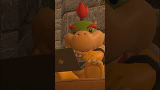 Bowser Jr. watches a show with his dad #shorts