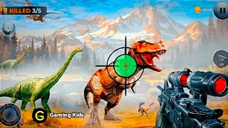 Real Dinosaur Hunting Gun Games Sniper 😱 | The Real Dino Hunter gameplay 🥶❗