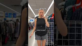 POV you get stuck in a shirt at the thrift😭 (part 1)