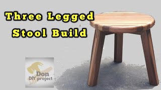 Three Legged Stool from scrap