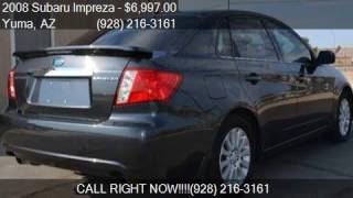 2008 Subaru Impreza 2.5i AWD 4dr Sedan 5M for sale in Yuma,