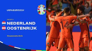 EA FC 24 UEFA EURO 2024 Nederland - Oostenrijk Samenvatting Groep D