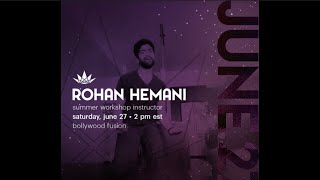 Rohan Hemani - Legends Charity Workshops