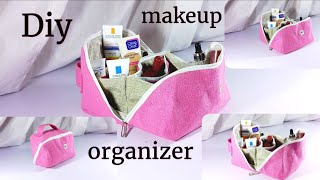 DIY : Makeup Cosmetic Bag  #diy #handmade #tricks #tutorial