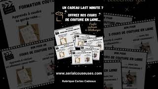 Un cadeau de dernière minute ? Offrez un cours de couture avec nous !