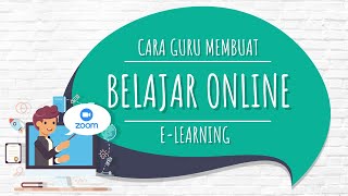 Cara Guru Setting Belajar Online via Zoom pada E Learning MOODLE