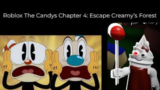 AAAH!!! THE EVIL RANGER: CREAMY! Roblox The Candys Chapter 4: Escape Creamy’s Forest