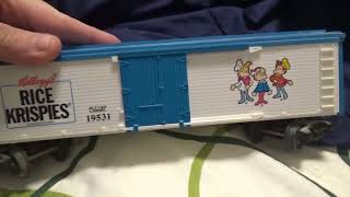 Lionel Trains - O Gauge - Kellogg's RICE KRISPIES Boxcar - Toy Train Review -  O Scale Trains