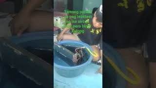 tamang paraan Ng pag leaktest nga aircon