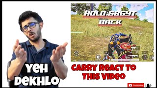 Get Ready to ROFL with Carry React! 😂 Don't Click Away till the End! 🤣 #bgmi #carryminati #reaction