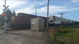 CPKC 8726, 9815 at Spence pretripping facility.