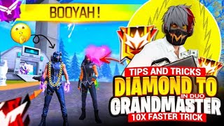 How To Push Rank In Duo Br ✅| Secret Rank Push Strategy | Every Duo Game Booyah Glitch 🔥