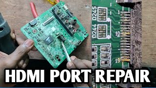 LG LED TV HDMI port replace // kaise HDMI port repair kare,