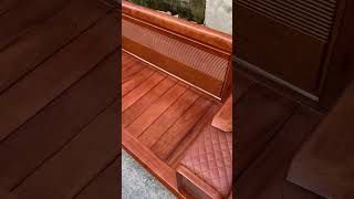 Sofa gỗ kết hợp với đệm sẽ thế nào? #shorts #sofa #woodworking #wood