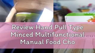 Review Hand Pull Type Minced Multifunctional Manual Food Chopper Vegetable Chopper Speedy Chopper