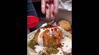 ₹200/- में Raj Kachori Chat 😋 | Street Food | Golgappa | Fuchka | Food Shorts | Pani Puri #shorts