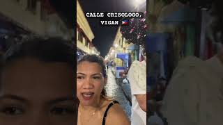 FIRST FAMILY TRAVEL: CALLE CRISOLOGO VIGAN 🇵🇭 #britishfilipinofamily #fypシ #vigan