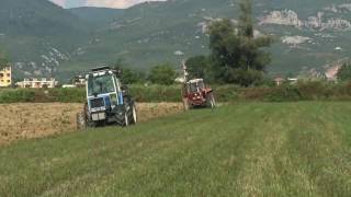 landini 9880 & fiatagri 90-90 in aratura