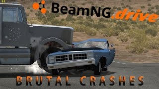 BeamNG Drive - Brutal Crashes #4