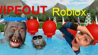 Wipeout Roblox wipeout. Funny moments