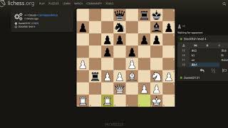 Can I Win Against Level 3 Stockfish Bot? #chess #chessgame #bot #lichess