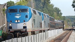 Various Amtrak trains along the Worcester Line! August-September 2019